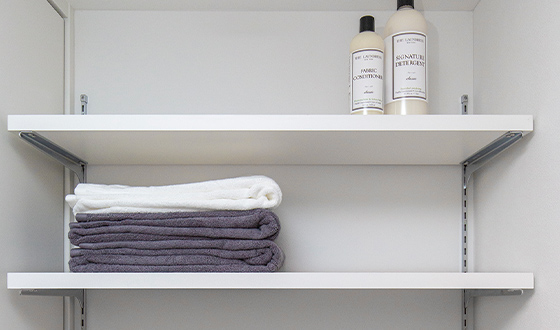 洗濯パン上収納